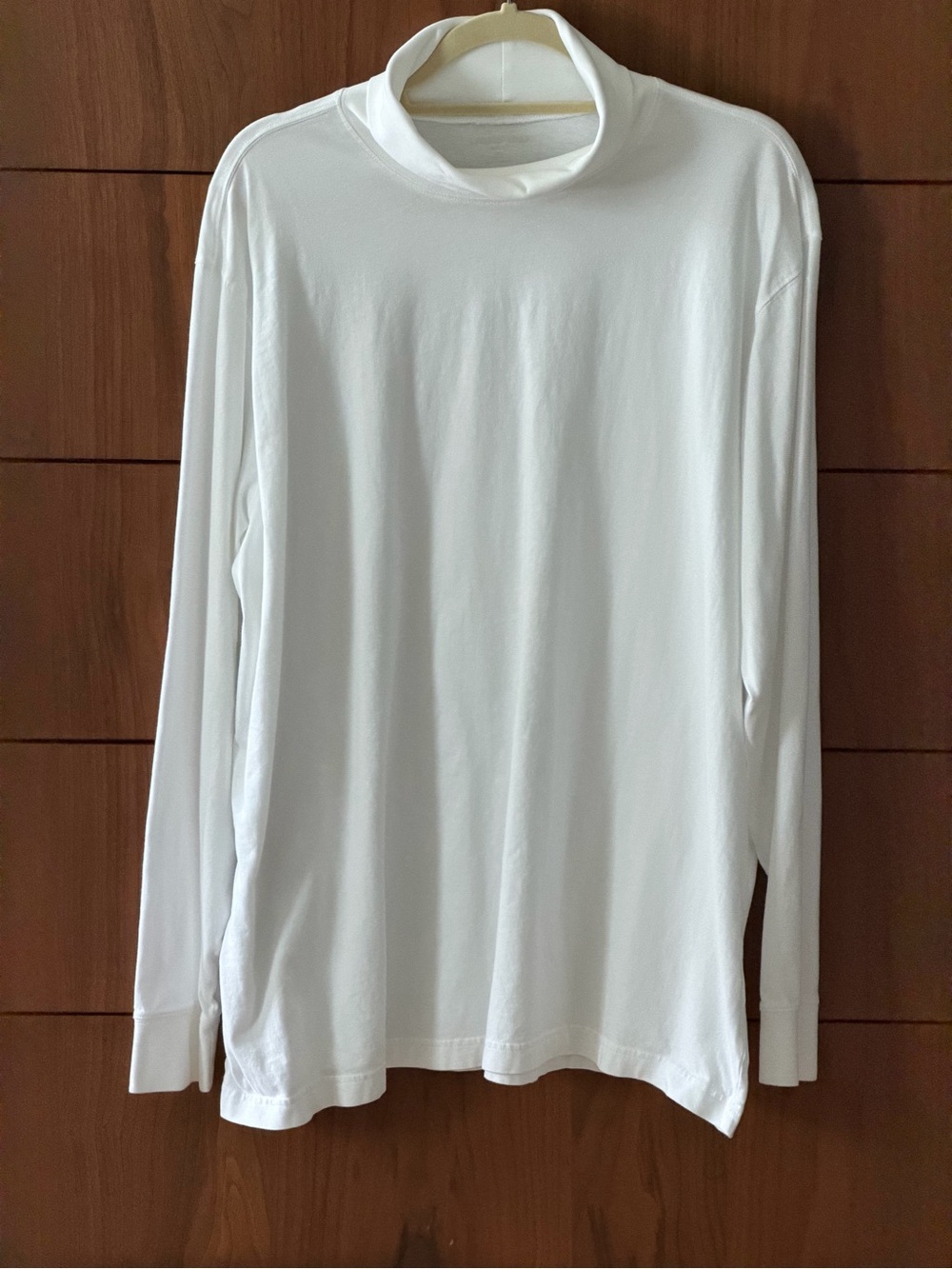 Lands' End White Turtleneck